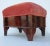 Victorian Late C.1870's-C.1910's Victorian "A. P. Stevens," Custom Burl Wood Ottoman With Chenille Textile For Sale - Image 3 of 13