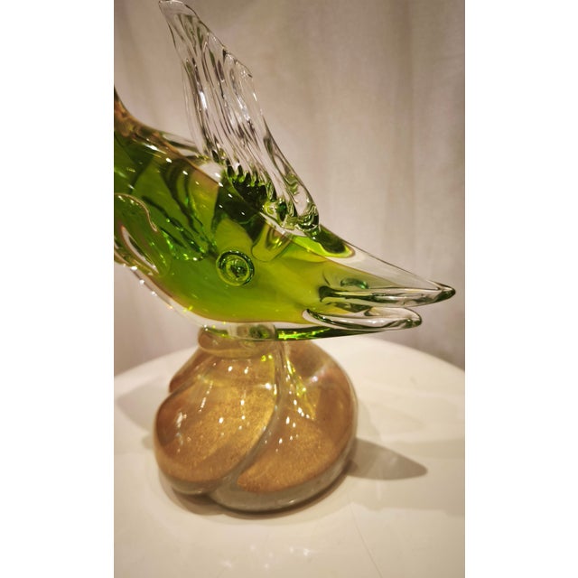 Murano Glass Fish Figurine, 1970s, in Very Good conditions. Designed 1970 to 1979