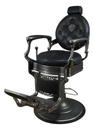 Vintage Barber Chair in Metal