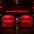 Red Suede Swivel Club Chairs - a Pair For Sale - Image 9 of 9