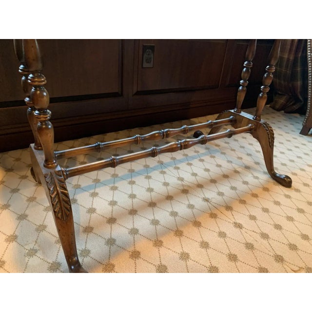 Late 19th Century Antique English Regency Burl Walnut Two-Drawer Drop Leaf Sofa Table For Sale - Image 11 of 12