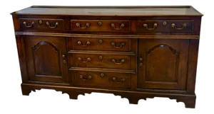 Antique 18th Century George III Oak Welsh Dresser, 1750s