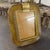 An amber Murano glass rectangular picture frame designed and manufactured in Venice in the style of Barovier. The vintage...