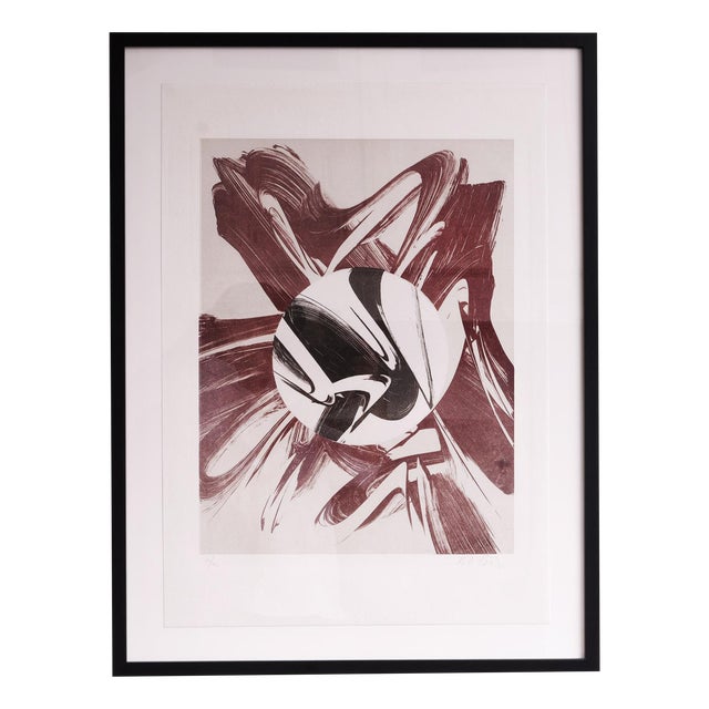 Karl Otto Götz, Composition, Color Lithograph, 1967 For Sale