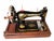 Antique Singer Hand Crank Sewing Machine in Bentwood Case, 1890s For Sale - Image 10 of 10