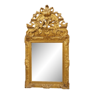 Period French Regence Giltwood Mirror, Circa 1720