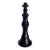 Vintage Black Onyx Large Chess Piece King Figurine/Bookend For Sale