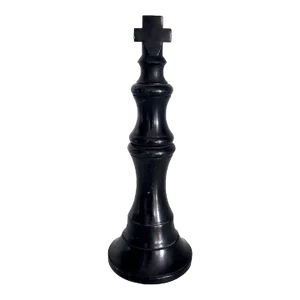 Vintage Black Onyx Large Chess Piece King Figurine/Bookend