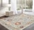Oushak Wool Blue Area Rug- 9'10'' X 13'10'' For Sale In New York - Image 6 of 6