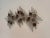 Exceptional vintage Ron Schmidt signed nail art wall sculpture, showcasing the American artist’s distinctive approach to...