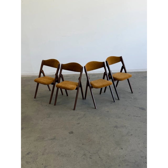 Vintage Folding Chairs - Set of Four For Sale - Image 4 of 18