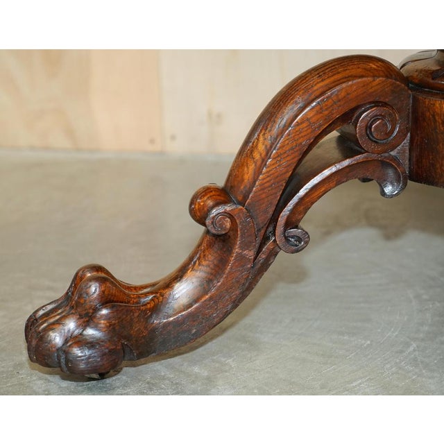 Lamb of Manchester Burr Walnut Dining Centre Table, 1880s For Sale - Image 9 of 18