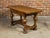 Wood Danish Langeland Late 19th Century Oak Table With Carved Apron and Turned Legs For Sale - Image 7 of 12