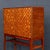 Vintage Italian Dry Bar Cabinet with Woven Front Decor on Stand, 1960 For Sale - Image 9 of 18