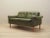 Danish Green Leather Sofa, Denmark, 1970s For Sale - Image 3 of 15