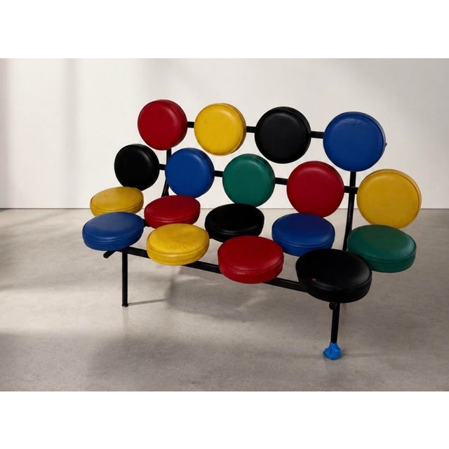 The Marshmallow Sofa/Marshmallow Love Seat #5670, attributed to George Nelson, but historically designed with Irving...