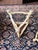 VTG French Provincial Triangular End Table Painted Side Table For Sale - Image 9 of 9