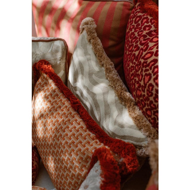 Palais Outdoor Cushion Amina Sand, 20x12 Inch For Sale - Image 11 of 12