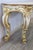 20th Century Carved and Gilded Wood Console Table, 1980s For Sale - Image 4 of 14