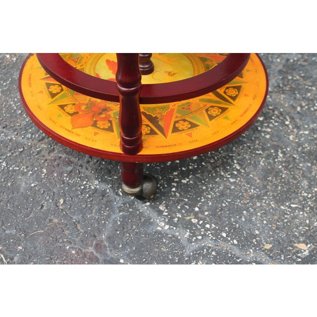 Brown 1970's Mid Century Modern World Globe/ Dry Bar For Sale - Image 8 of 12