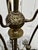Metal Vintage Nine Light Brass Restored Gas Fixture For Sale - Image 7 of 12