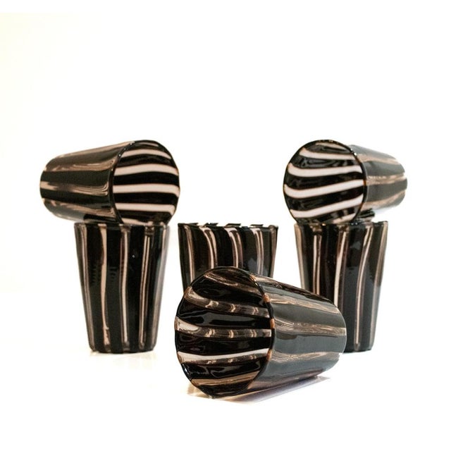 Tequila Tumblers by Mariana Iskra for Ribes the Art of Glass, Set of 6 For Sale - Image 4 of 13