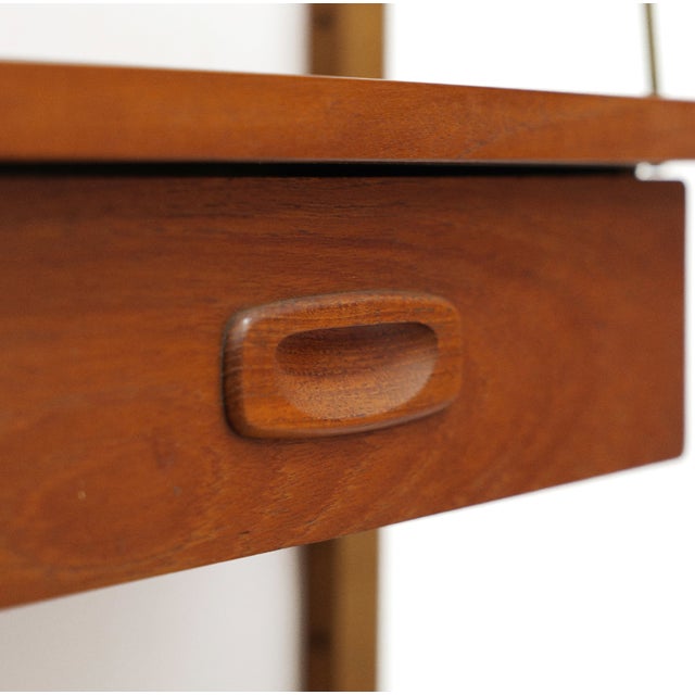 Danish Teak Modular Wall Unit by Peter Sorensen for Ps Systems, 1960s For Sale In Los Angeles - Image 6 of 11