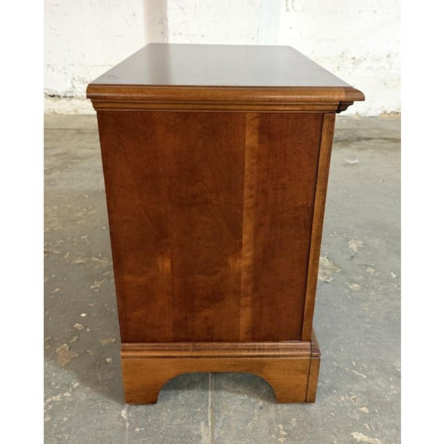 Cherry Nightstand With Paneled Drawer Fronts For Sale In Raleigh - Image 6 of 11