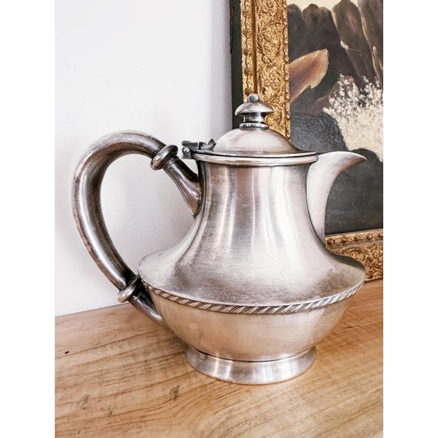 Antique Silver Plated Teapot From Astor House Hotel Nyc For Sale In New York - Image 6 of 7