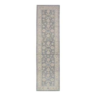 Modern Turkish Oushak Rug 4'1" x 15'5" For Sale