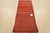 Gabbeh Runner 3′ X 10’1” Red Wool Contemporary Hand-Knotted Oriental Rug For Sale - Image 12 of 13