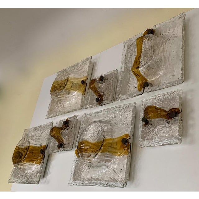 1970s Vintage Wall Lamps, 1970, Set of 7 For Sale - Image 5 of 15