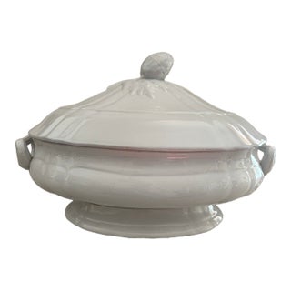Antique 1850's John Alcock Ironstone Soup Tureen For Sale