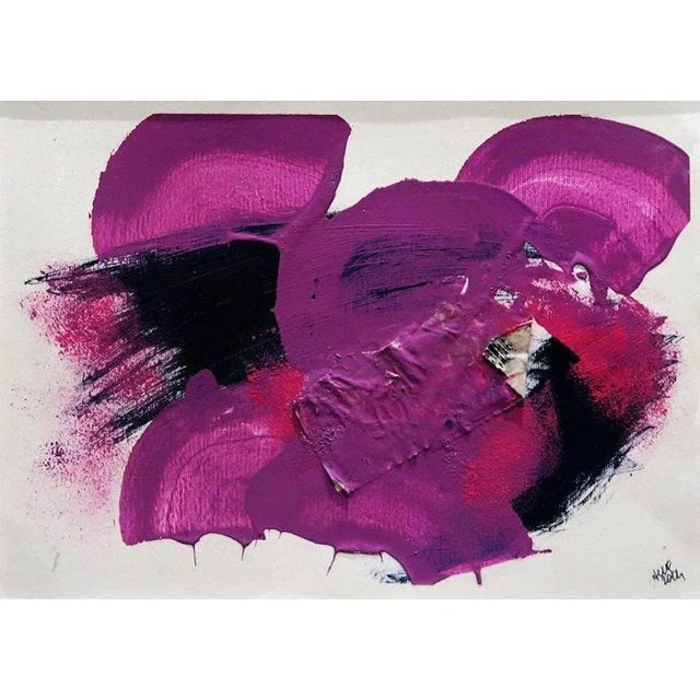 Anna Maria Caboni, Pink, Acrylic, 2014 For Sale - Image 3 of 3