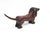 Vintage Carved Hardwood Dachshund Sculpture For Sale In Austin - Image 6 of 8