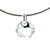 Contemporary Tiffany & Co. Sterling Silver Vintage Pierced Heart Pendant Choker Necklace 7.15g For Sale - Image 3 of 4