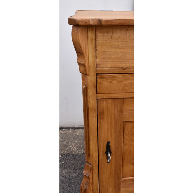 Pine One Door Lift-Top Dresser Base, Netherlands For Sale - Image 9 of 12