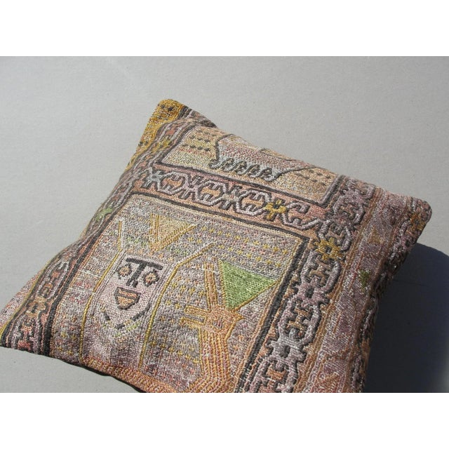 Kilim Rug Pillow For Sale - Image 9 of 11