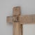 French Mid 20th Century France Tan Wood Mirror For Sale - Image 3 of 9