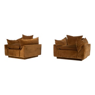 Cado Armchairs by Gunnar Gravesen and David Lewis Divano for ICF, 1970, Set of 2 For Sale