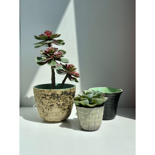 Mid-Century Brutalist Studio Ceramic Planter from the Birch Bark Series Berkenbast by Pieter Groeneveldt, Netherlands, 1960s For Sale - Image 12 of 15