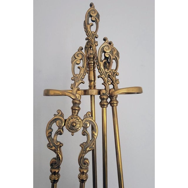 Elevate your fireplace experience with the Italian Die-Cast Brass 5-Piece Tool Set in Brass Finish, a perfect blend of...