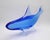 Mid-Century Modern Vintage Murano Glass Shark in Cobalt Blue, 1980s For Sale - Image 3 of 9
