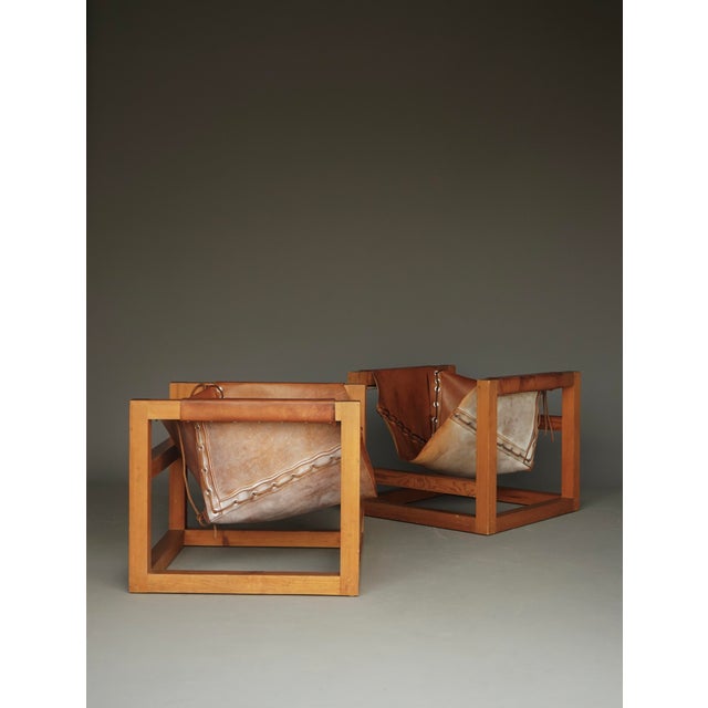 Pair of ‘Tail 4’ lounge chairs designed in 1959. Radical modernist lounge chairs that are almost never to be found as a...