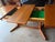 Mid-Century Modern 1960s 7 Ft Danish Teak Oval Dining Table W/ 20" Hide Away Center Leaf For Sale - Image 3 of 5