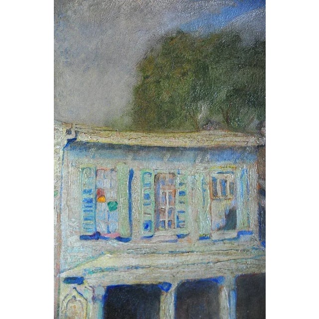 1910s Claude Buck Birthplace House in the Bronx- C.1913 Oil Painting For Sale - Image 5 of 7