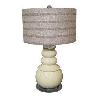 1990s Tommy Bahama Modern Design Lamp With Shade For Sale
