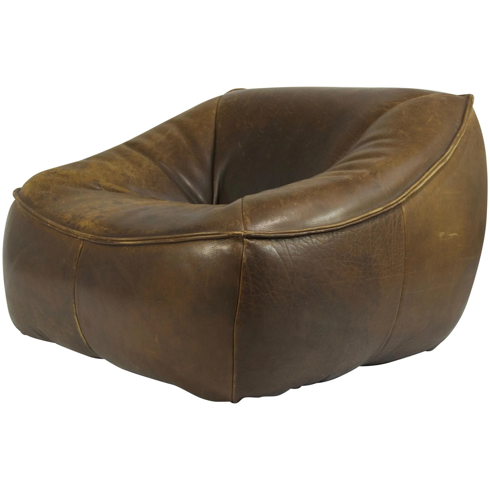 Gerard Van Den Berg Ringo Leather Lounge Chair