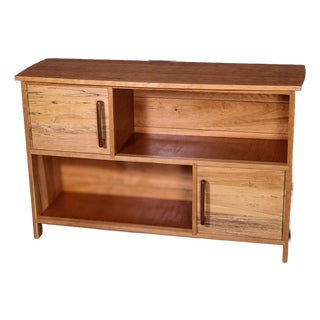 Cherry and Spalted Maple Contemporary Sideboard/Credenza For Sale