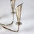 Metal Pair Vintage Danish Modern Silver Plate Lily Form Candelabras, Denmark, C1950 For Sale - Image 7 of 7